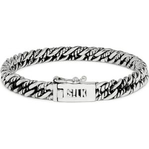 SILK Jewellery - Zilveren Armband - Linked - 243.21 - Maat 21,0
