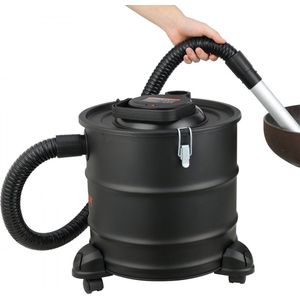 asstofzuiger met HEPA-filtersysteem, roetzuiger, schoorsteenstofzuiger, asstofzuiger, schoorsteenstofzuiger - voor grilloven | Metalen container van 20 liter | 1200 W vermogen | Zuigkracht van 16 kPa