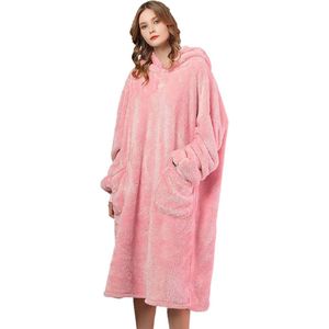 blanket sweatshirt - hoodie - dekensweatshirt Winter deken - Fleece dekentje - Hoodie Blanket -warm en gezellig, draagbaar, lang sweatshirt