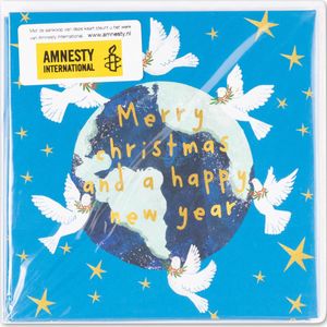 Amnesty International - Vredesduif - Kerstkaarten - 3 pakjes - 8-delig