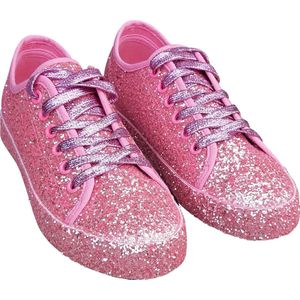 Glitter sneaker - Dames - Roze- Maat 40 - Eras tour