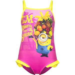 Badpak van Minions Fruity Roze/Geel Mt 98