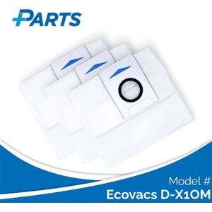 Ecovacs D-X1OM Stofzakken (3 Stuks, Plus.Parts® alternatief voor D-DB03-0003)