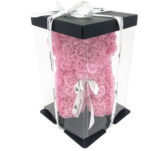 Cupido’s Choice ® Rozen Beer Inclusief Gift Box – Rozen teddybeer - Rose bear - Rozenbeer - Valentijn - Roze