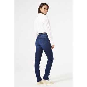 GARCIA Celia Dames Straight Fit Jeans Blauw - Maat W34 X L28