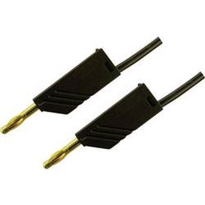 SKS Hirschmann MLN 200/2,5 SW Meetsnoer Banaanstekker 4 mm Banaanstekker 4 mm 2.00 m Zwart 1 stuk(s)