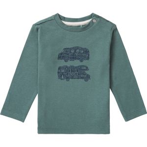 Noppies Boys tee Tontitown long sleeve Jongens T-shirt - Dark Forest - Maat 56