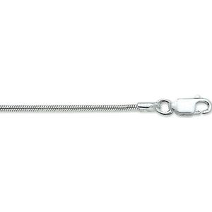Collier slang rond 1,6 mm zilver 925 42 cm