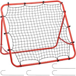 Rebounder Voetbal - Voetbaldoel - Bouncer Spullen - Rood