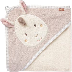 Badhanddoek met capuchon – katoenen badponcho met schattig schaap voor baby's en peuters vanaf 0 maanden – afmetingen: 80 x 80 cm lama 80x80 cm lama.