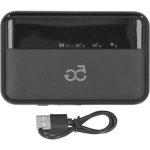 Mobiele Hotspot - Ondersteuning voor 16 Apparaten - 5G WiFi6 - 10000mAh - Type C - Nano-simkaartsleuf - Reizen