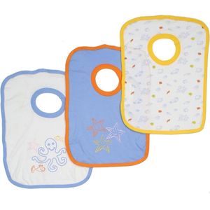 Bianco Blu Babies Slabber - 3 stuks - Blauw