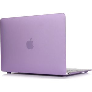 Mobigear Laptophoes geschikt voor Apple MacBook Air 11 Inch (2010-2016) Hoes Hardshell Laptopcover MacBook Case | Mobigear Matte - Paars - Model A1370 / A1465