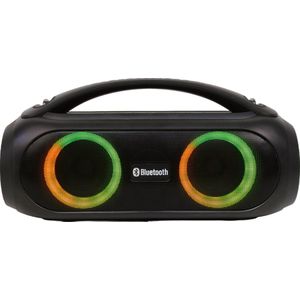 Phreeze Outdoor Bazooka Bluetooth Speaker - Draadloze Speaker met RGB-Verlichting - Waterbestendig IPX5 - Lange Speeltijd - 50W - Bluetooth 5.0 - FM, USB, AUX