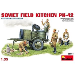 Soviet Field Kitchen Kp-42 - Scale 1/35 - Mini Art - MIT35061
