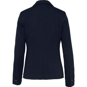 Jas Dames 42 NL (44 FR) Kariban Lange mouw Night Navy Heather 80% Polyester, 18% Katoen, 2% Elasthan