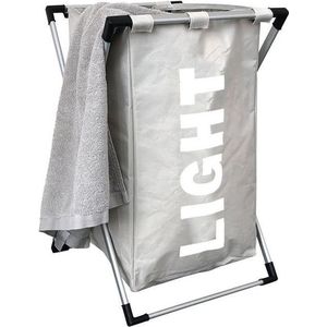 Wasmand opvouwbaar 50L - Licht Grijs