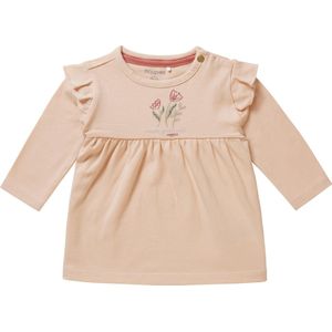 Noppies Girls Dress Champlin long sleeve Meisjes Jurk - Shifting sand - Maat 62