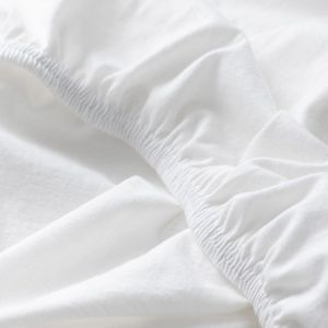 Petite Amélie Hoeslaken - Kindermatras - 160x70 cm - 100% Katoen - Gebroken wit