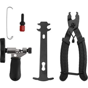 Chain Tool Set - Link Plier+Chain Rivet Breaker - Splitter Remover - Chain Wear Indicator Checker - Universele Installatie Reparatie Tool voor Road Mountain Bike