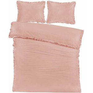 Papillon Fleur Dekbedovertrek - Tweepersoons - 200x200/220 cm - Roze