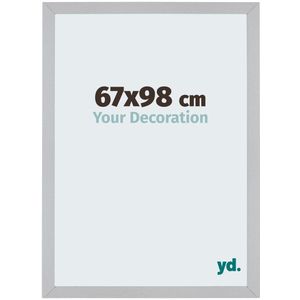 Puzzellijst 67x98 cm - Zilver Mat - MDF - Mura