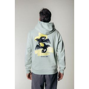 Colourful Rebel Birds Sky Relaxed Clean Hoodie - M