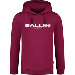 Ballin Amsterdam - Jongens Slim Fit Original Hoodie - Roze - Maat 164