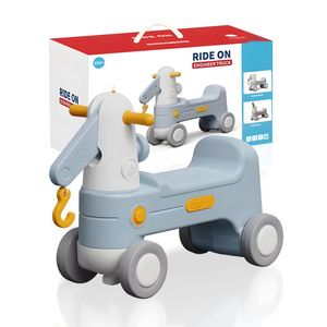 Bitey - Loopauto - Speelgoed - Peuterspeelgoed - Buitenspeelgoed - Cadeau - Hobbelpaard - vanaf 2 jaar - 40 KG belastbaar - Blauw