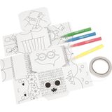 Creotime Mini-knutselset Prinsessen Junior Karton Wit 3-delig