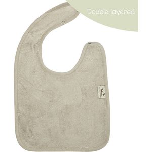 Slab XL dubbellaags Feather Grey 26x38cm - Timboo