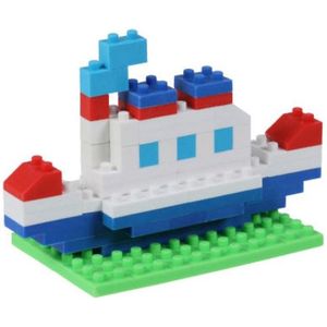 Iwako Blocks puzzel gum - Stoomboot