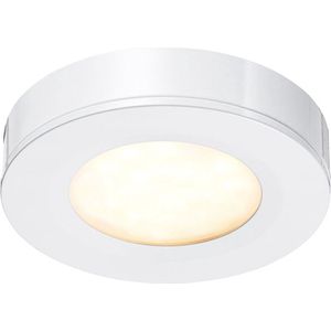 Ledisons Adria - witte LED-opbouwspot met afstandsbediening - dimbaar - 3 jaar garantie - 2700K (extra warm-wit) - 200 Lumen 3W - IP44