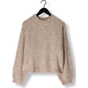 Notre-V Nv-clarice Boucle Knit Blouse Truien & vesten Dames - Sweater - Hoodie - Vest- Zand - Maat XL