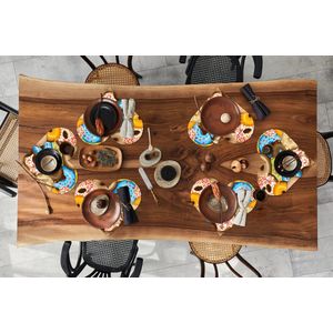 Onderleggers - Placemats - Placemats hartje - Donuts - Patronen - Sterren - 6 stuks