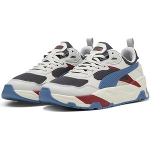 PUMA Trinity Heren Sneakers - Blue Horizon-Strong Gray-Glacial Gray-Intense Red - Maat 42