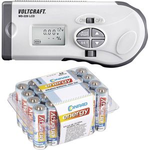 VOLTCRAFT Batterijtester MS-229 Meetbereik (batterijtester) 1.2 V, 1.5 V, 3 V, 9 V, 12 V Oplaadbare batterij, Batterij