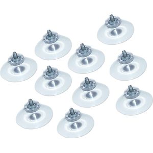 Set zuignappen met M4 schroefdraad (41mm, 10 stuks)