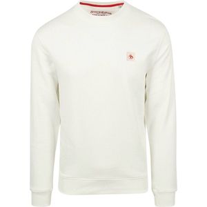 Scotch and Soda - Essential Sweater Off White - Heren - Maat M - Regular-fit
