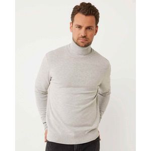 Mexx Roll Neck Sweater - Mannen - Grijs - Maat S