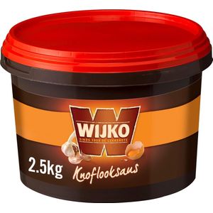 Wijko - Knoflooksaus - 2,5 Kilo - Emmer - Grootverpakking