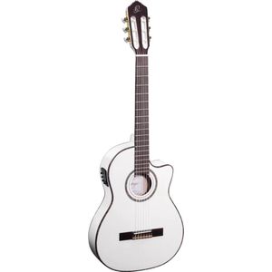 Ortega RCE 145 WH wit, incl. Gigbag - 4/4 Klassieke gitaar