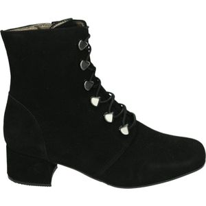 Verhulst 9431 H - Hoge sneakersVeterlaarzenDames veterschoenenDames sneakersHalf-hoge schoenen - Kleur: Zwart - Maat: 37.5