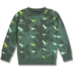 Lemon Beret sweater jongens - groen - 154543 - maat 140