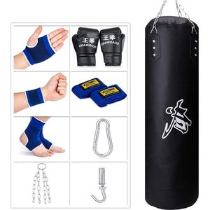 Hangende Bokszak Home Fitness Gym Set - Boksuitrusting voor Tieners en Volwassenen - Zware Training (Niet Gevuld)