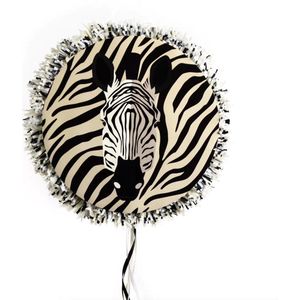 Pinata Safari/jungle feestje - zebra - kinderfeestje - 36 centimeter