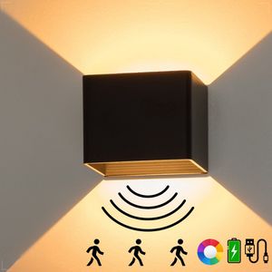 BandiO Wandlamp - Binnen - Oplaadbaar - 3 kleuren - 2700-6500K - Draadloos - Met sensor
