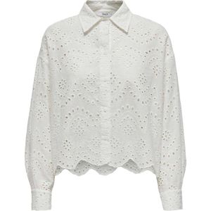 Only Blouse Onlvalais L/s Shirt Wvn Noos 15269568 Cloud Dancer Dames Maat - XS