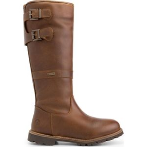 Travelin' Alaska Dames Outdoor Laarzen - Vibram zool - Waterdicht - Gevoerd - Cognac Bruin Leer