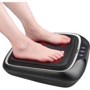 Rustgevende Shiatsu voetmassageapparaat met warmte - diep knedend en verstelbaar met afneembare hoes Voetmassage